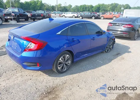 2018 Honda Civic Ex-L from USA, damaged, VIN 19XFC1F73JE201282